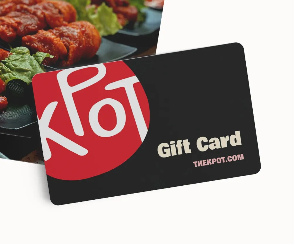 KPOT gift card. Details follow.