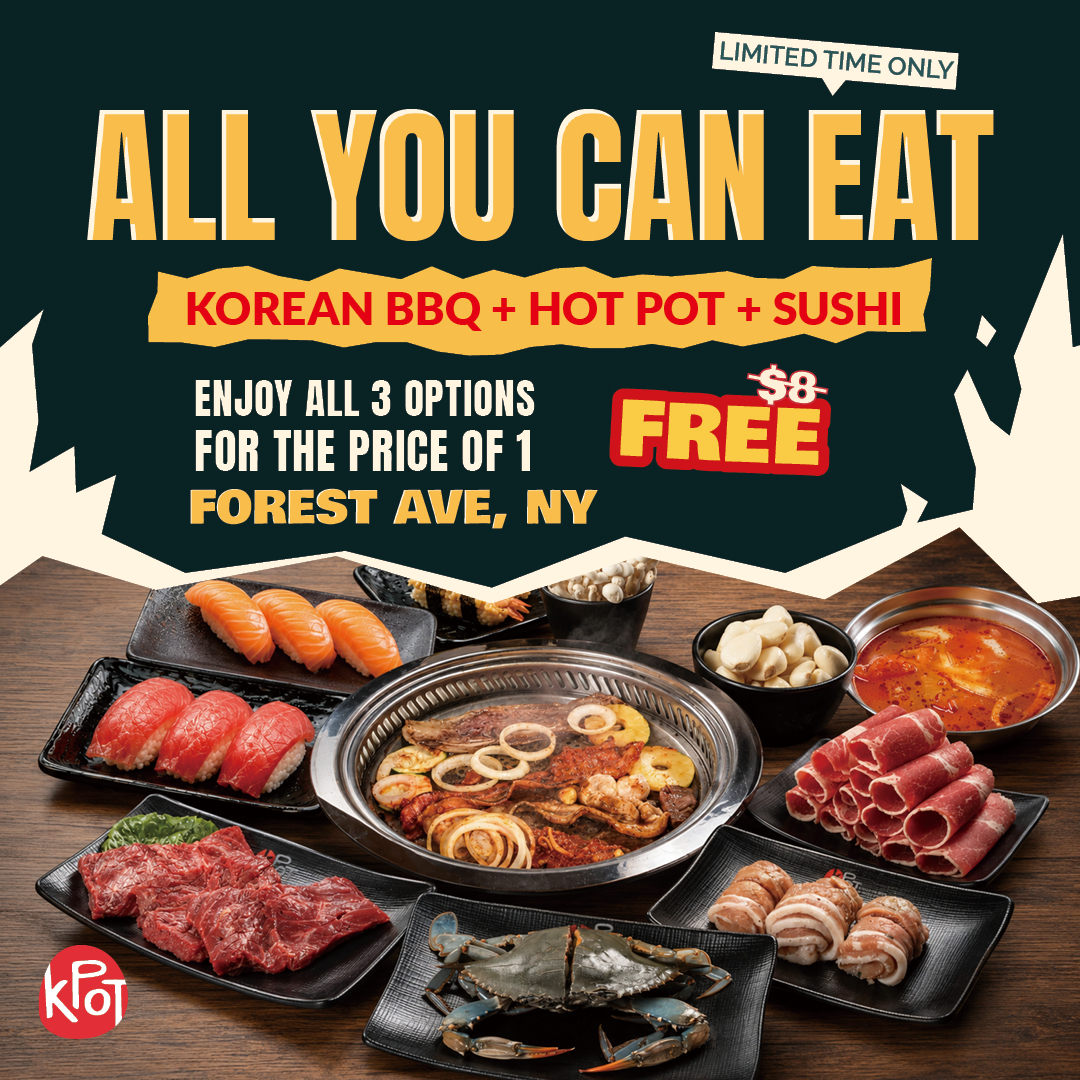 KPOT Forest Ave, NY Free Upgrade All You Can Eat