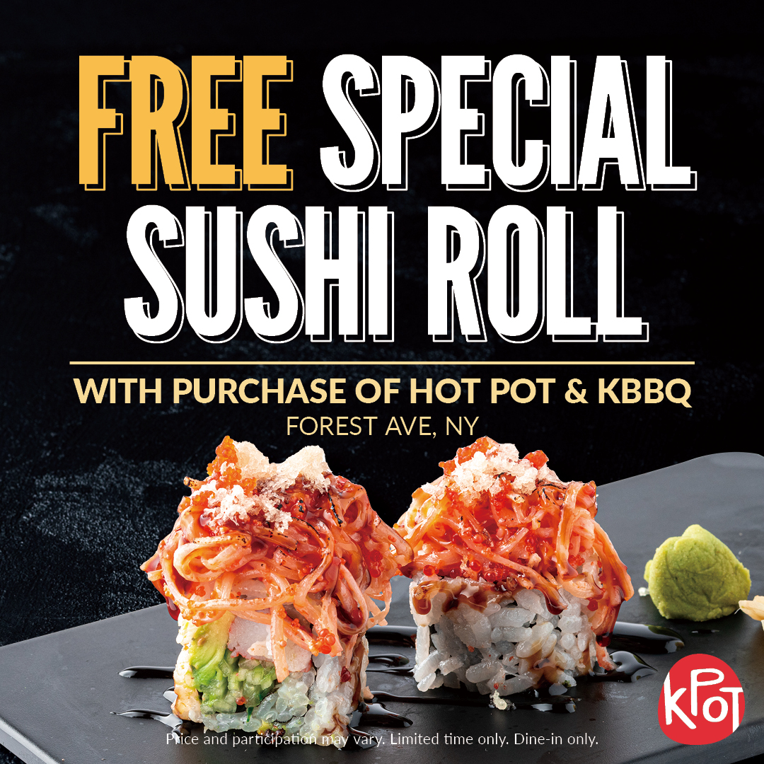 KPOT_ForestAveNY_FreeSushi_FB