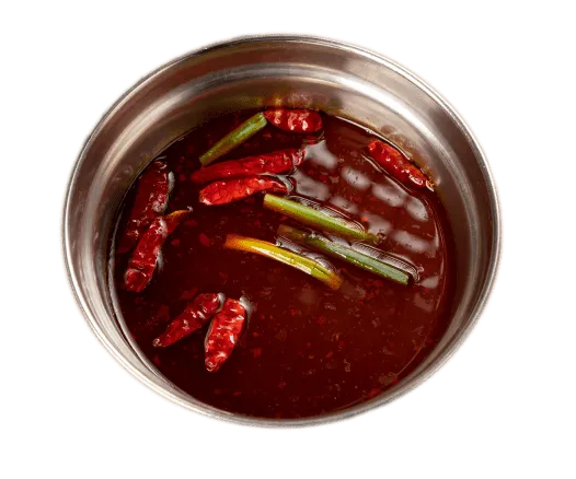 Szechuan Spicy hot pot soup base at KPOT