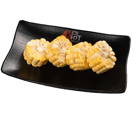 Fresh corn for hot pot at KPOT