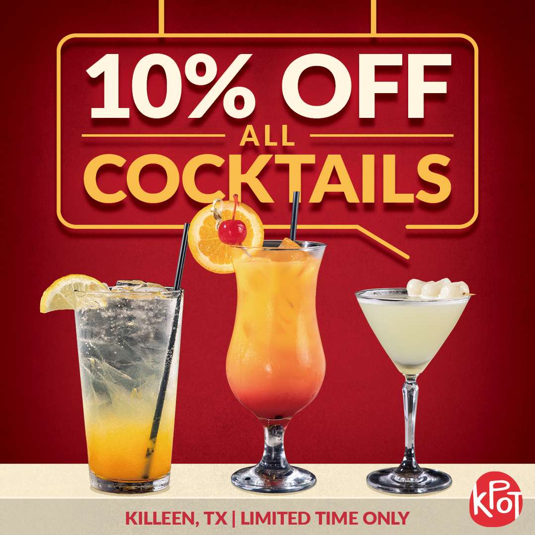 KPOT_KilleenTX_10%OffCocktails_FB price chart