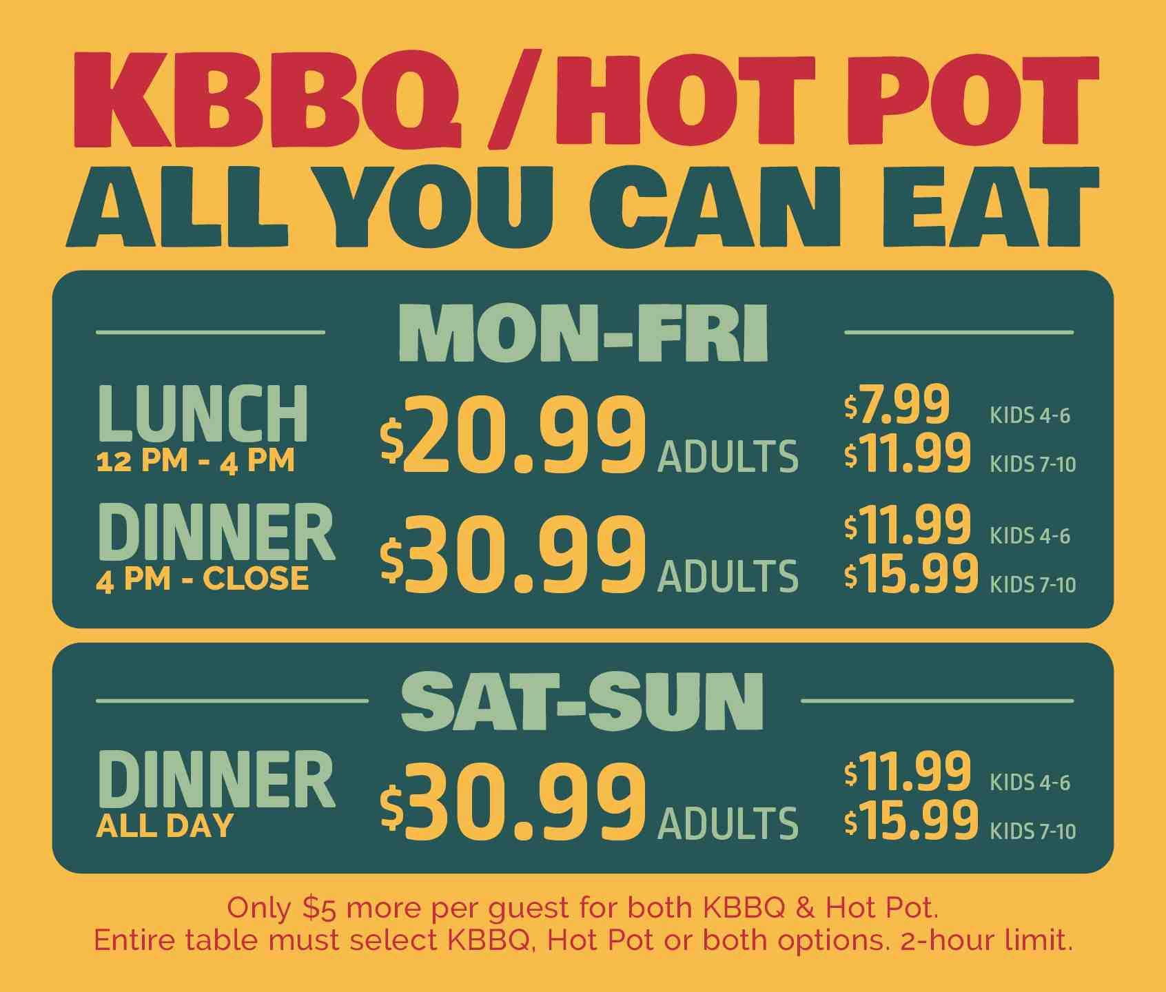 KPOT Columbus Ohio Bethel Center Mall Pricing