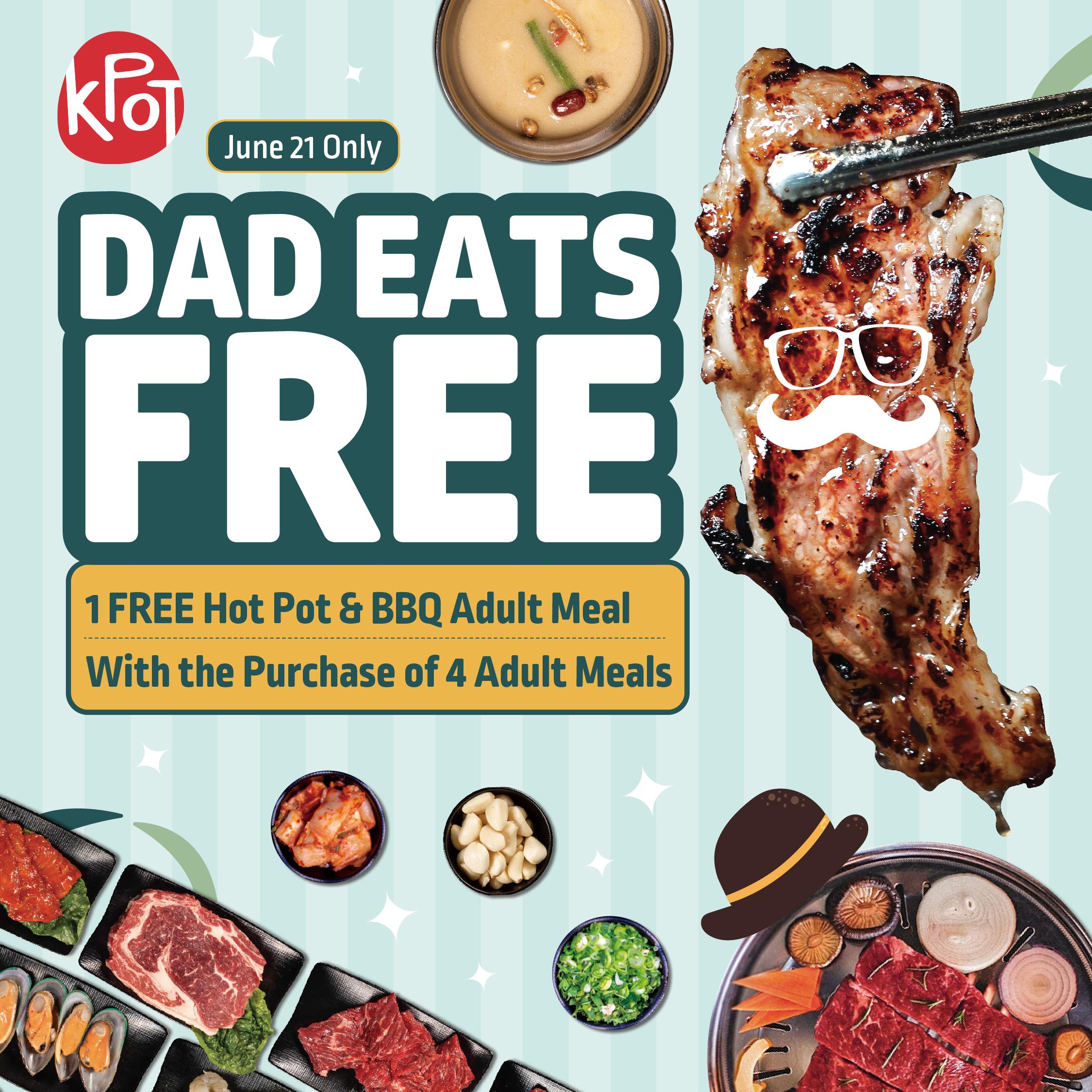 KPOT Jonesboro AR Fathers Day Dad's eat free