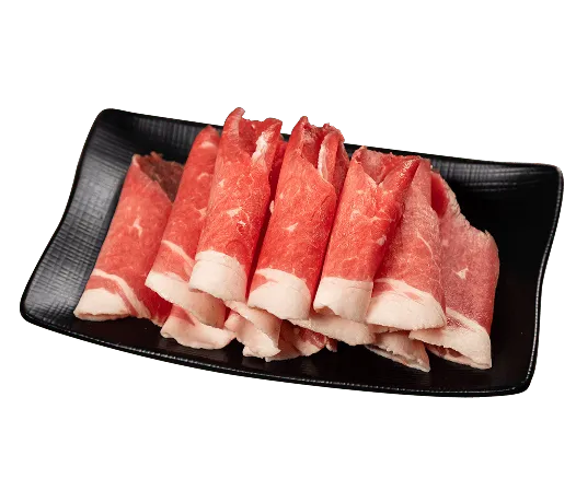 Thinly sliced prime brisket for Korean BBQ at KPOT