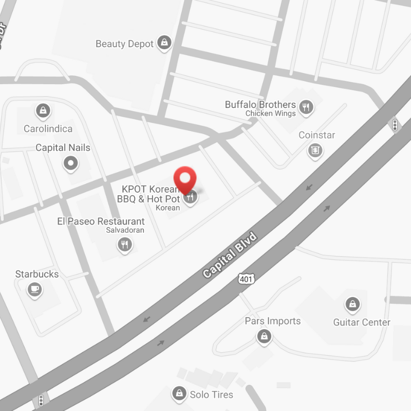 Raleigh Map