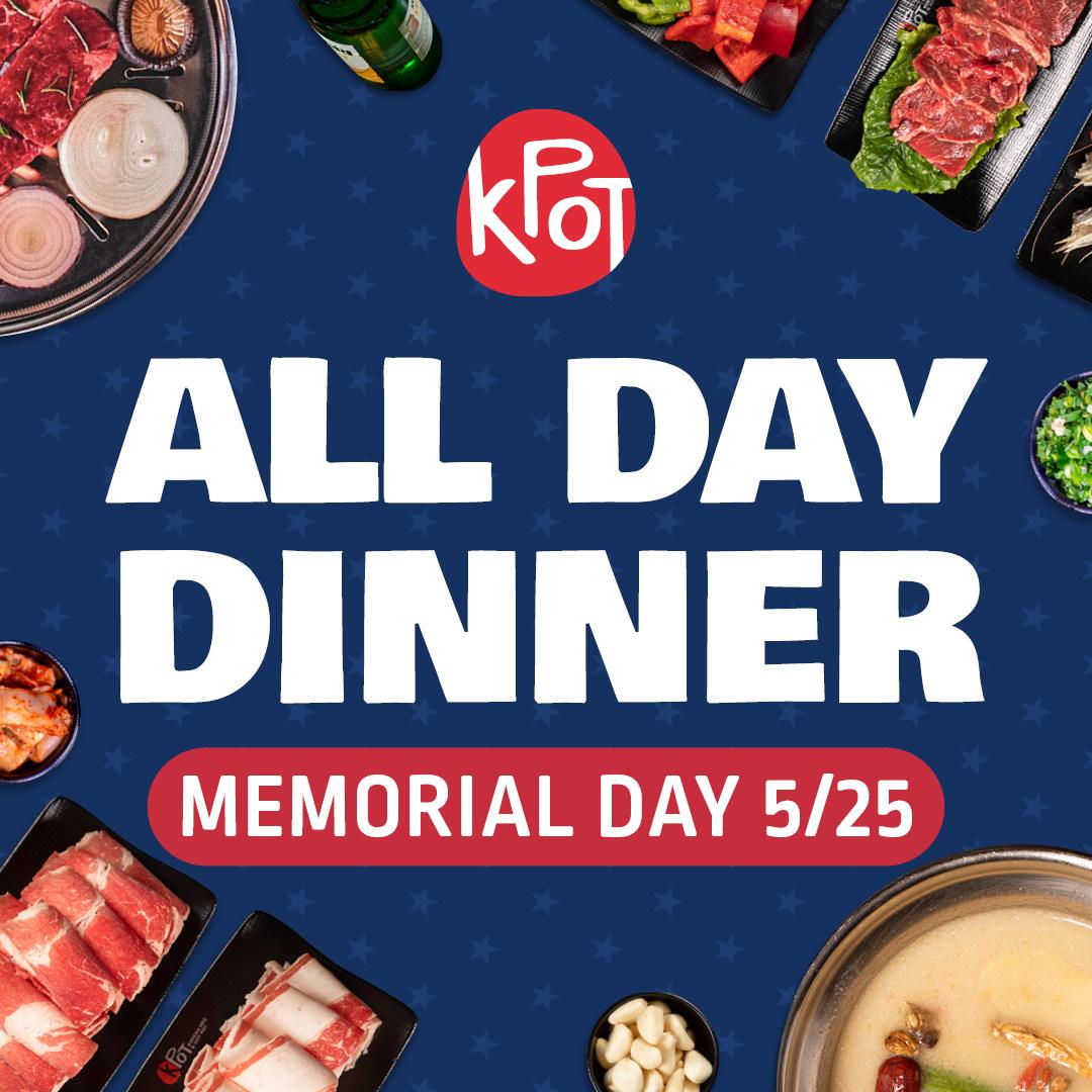 KPOT MemorialDay AllDayDinner FB