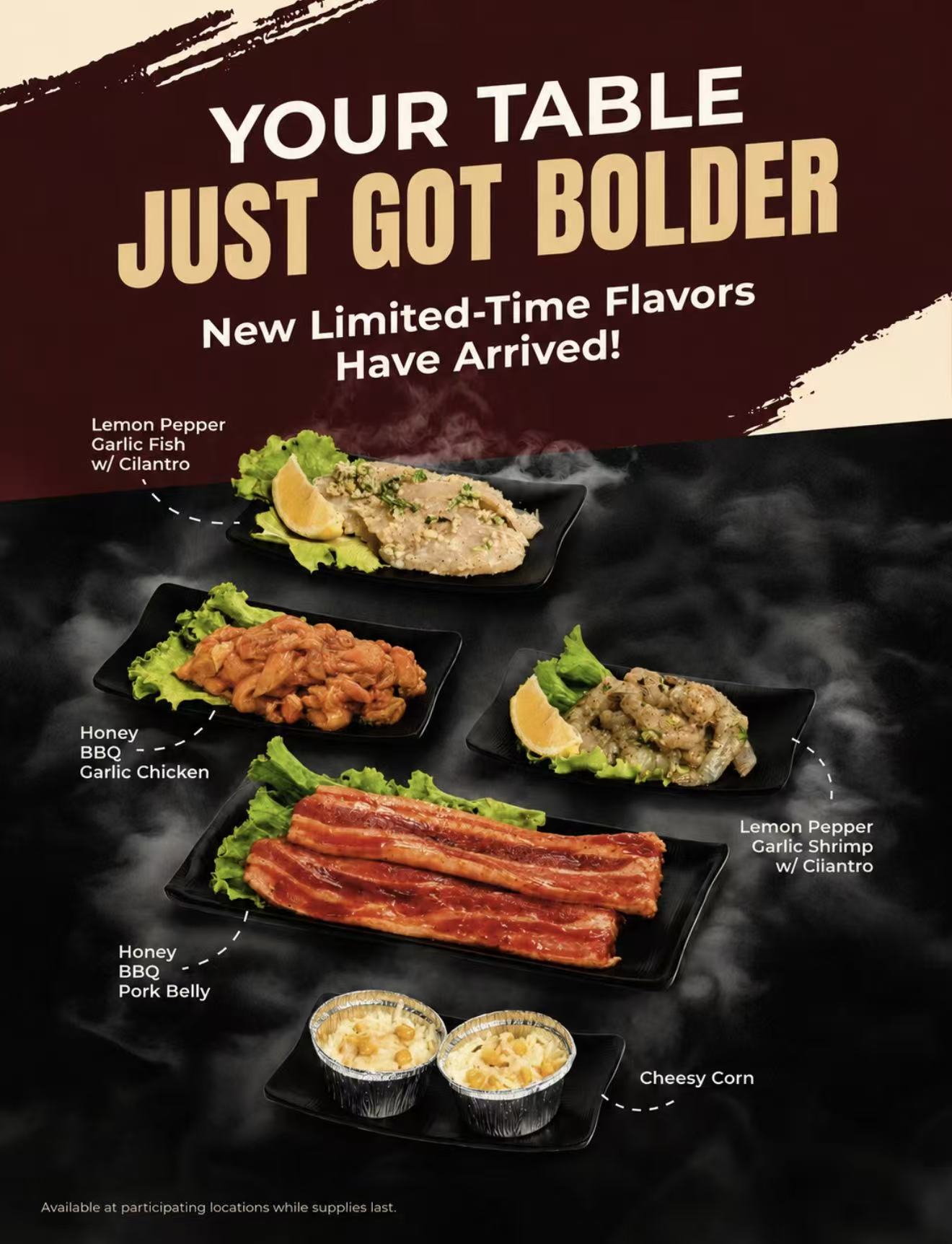 Kpot New Limited-Time Flavors Your table just got bolder