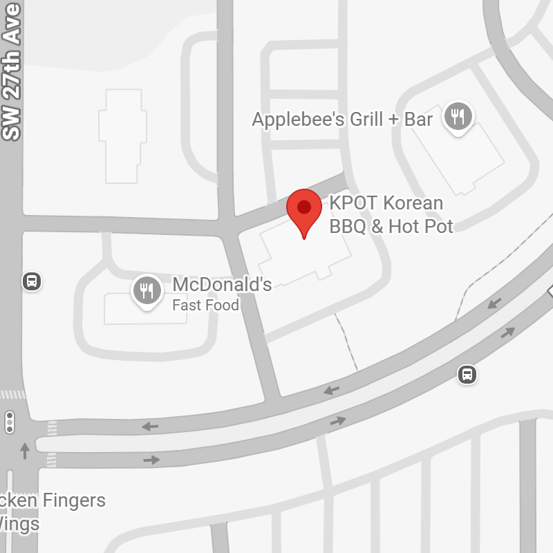 Ocala Street map showing the location of KPOT Ocala, FL