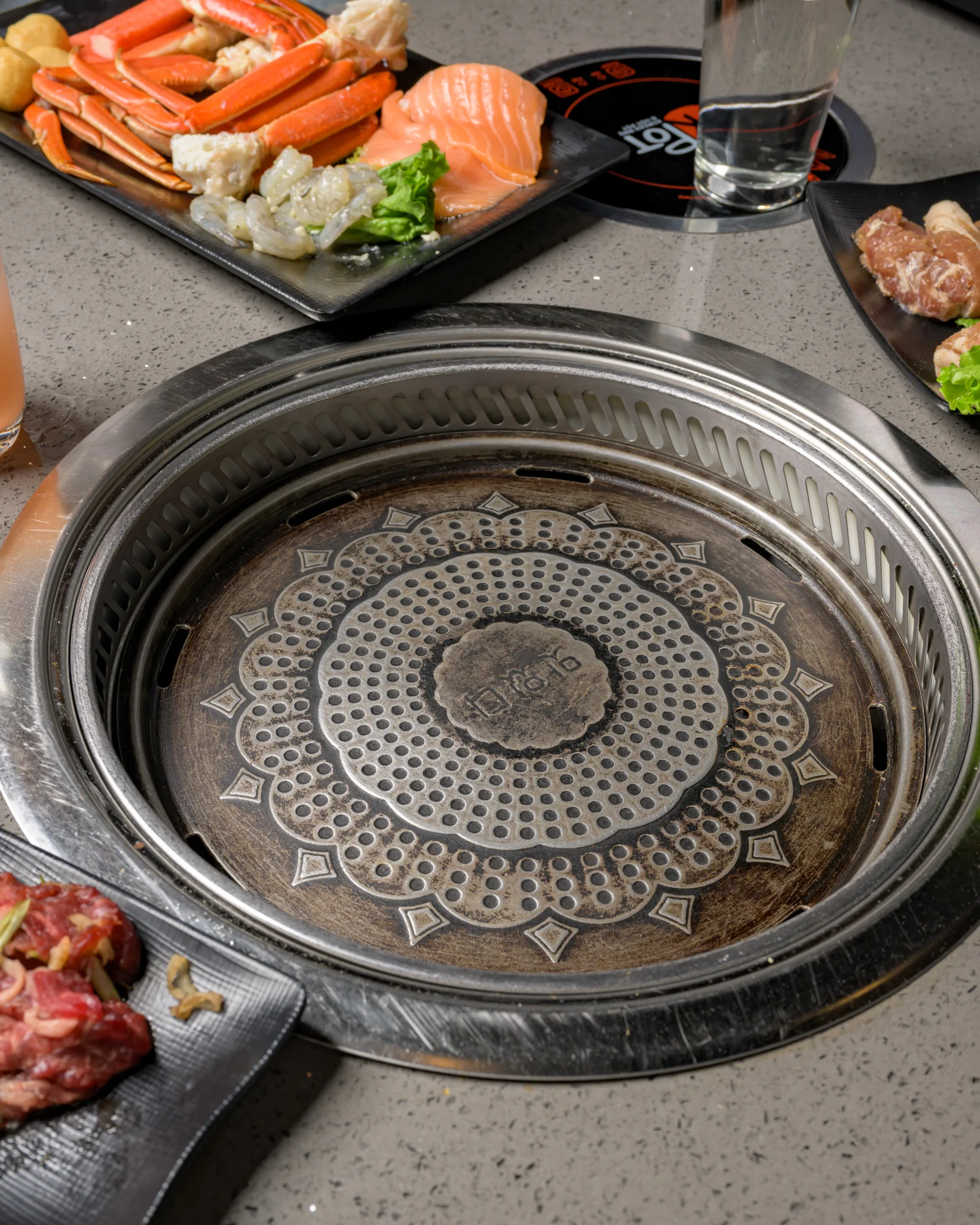 Table top grill at KPOT